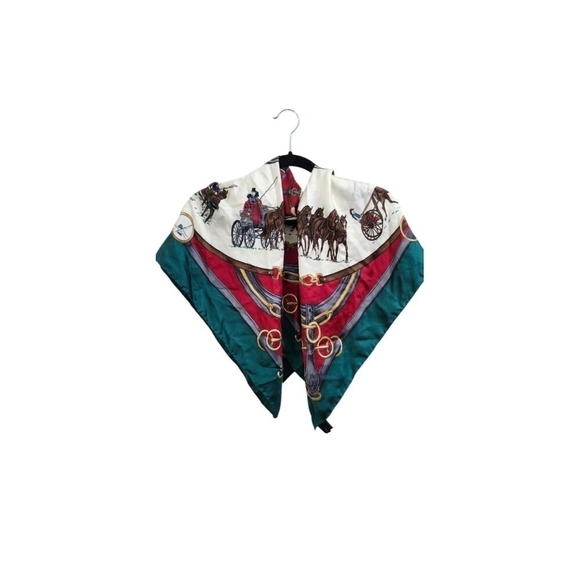 WARDEN BROOKS LIMITED Designer Silk Scarf Size34''x34'' - Picture 6 of 9